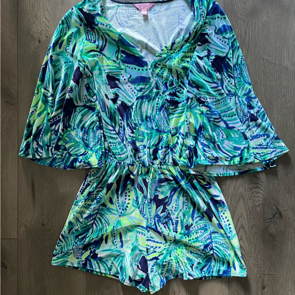 Lilly Pulitzer Velvet Romper